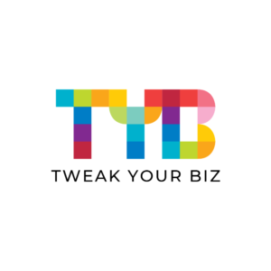 A logo of Tweak Your Biz publication